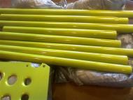 Rock Racer suspension arms after powder coating